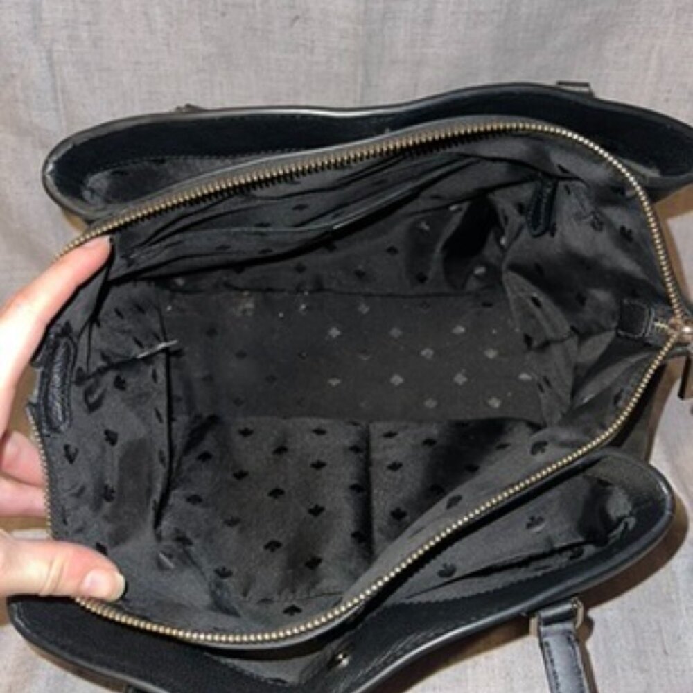 Black Kate Spade Monet Large Triple Compartment Tote - Picture 7 of 11